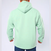 M24TS657-Oversized Men's Sweatshirt with Hood and Print