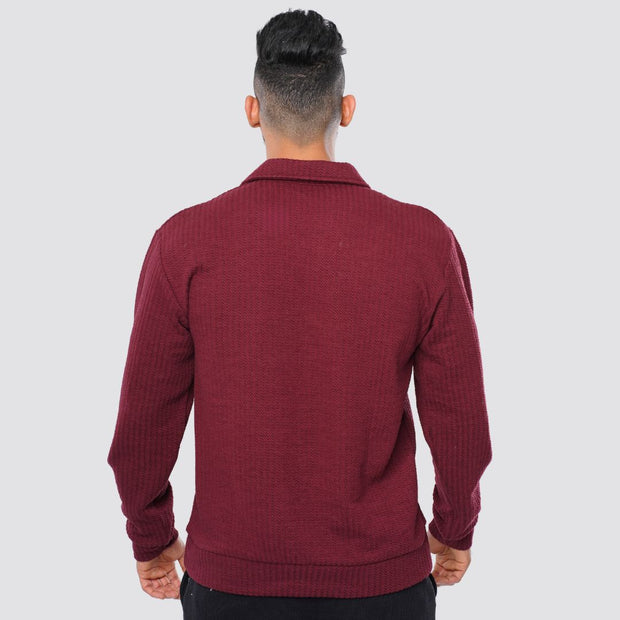 M25TS608-Overseas sweatshirt  half zipper