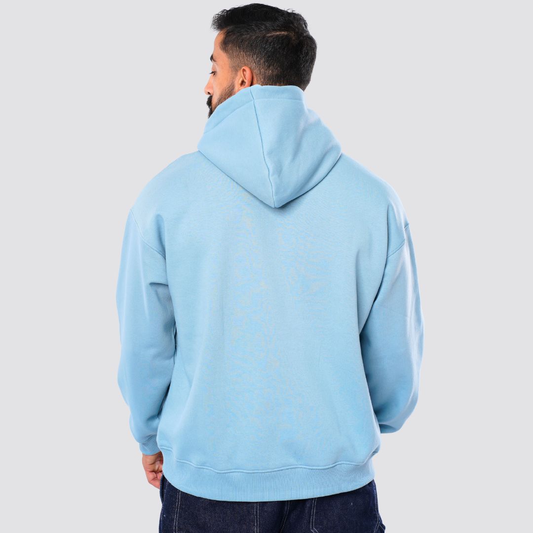 M25TS600-Solid color oversized sweatshirt with hoodie