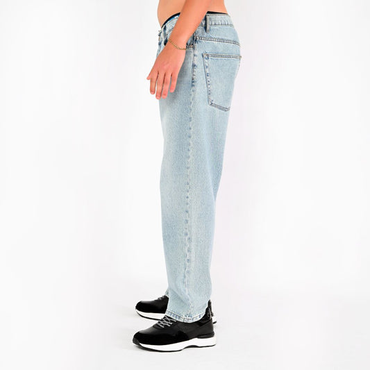 M25JN206-بنطلون جينز  (STRAIGHT FIT, Five Pocket )