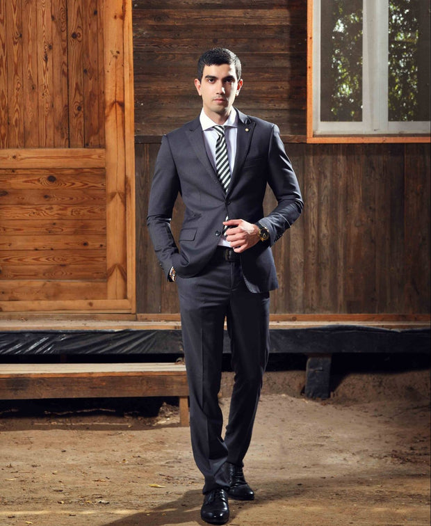 M16SU029-Slimfit Suit-Slimfit Suit-بدلة رجالي كاجول سليم فيت