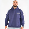 M25TS620-Solid color oversized sweatshirt with hoodie