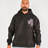 M25TS618-Men's sweatshirt, oversize, Melton material, printed
