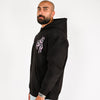 M25TS618-Men's sweatshirt, oversize, Melton material, printed