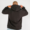 M25TS618-Men's sweatshirt, oversize, Melton material, printed