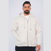 M25TS601-Oversized sweatshirt in solid colors with hoodie and zipper