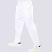 M23TR747-Men Drawstring Waist Slant Pocket Pants