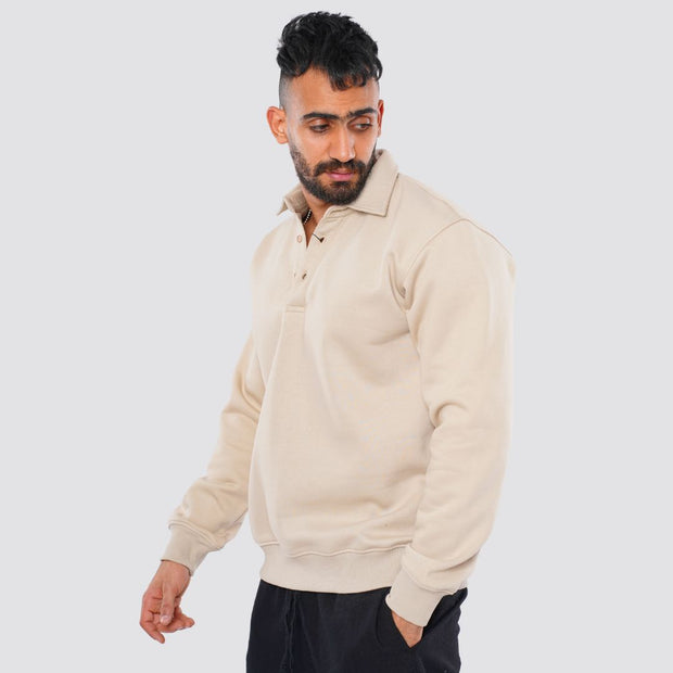 M25TS605-Sweatshirt with collar