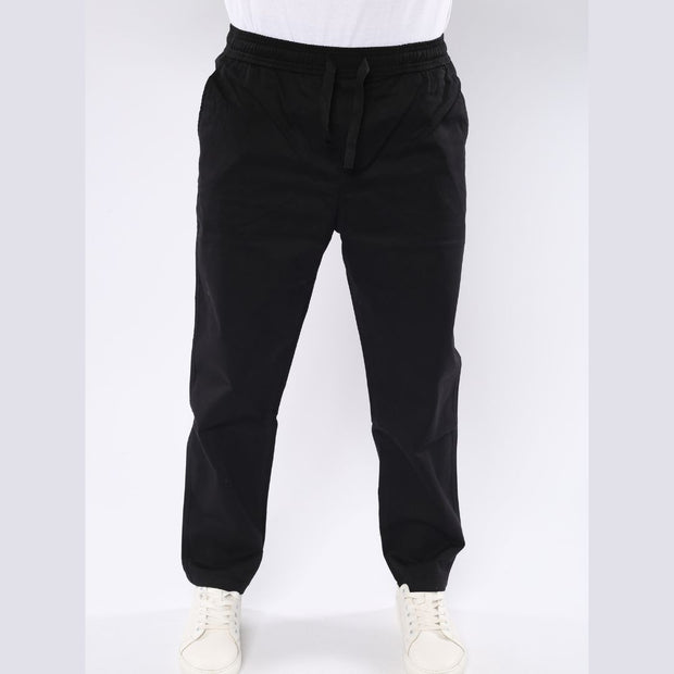 M23TR742-Men Trousers Drawstring Waist Front pockets and back welt pockets