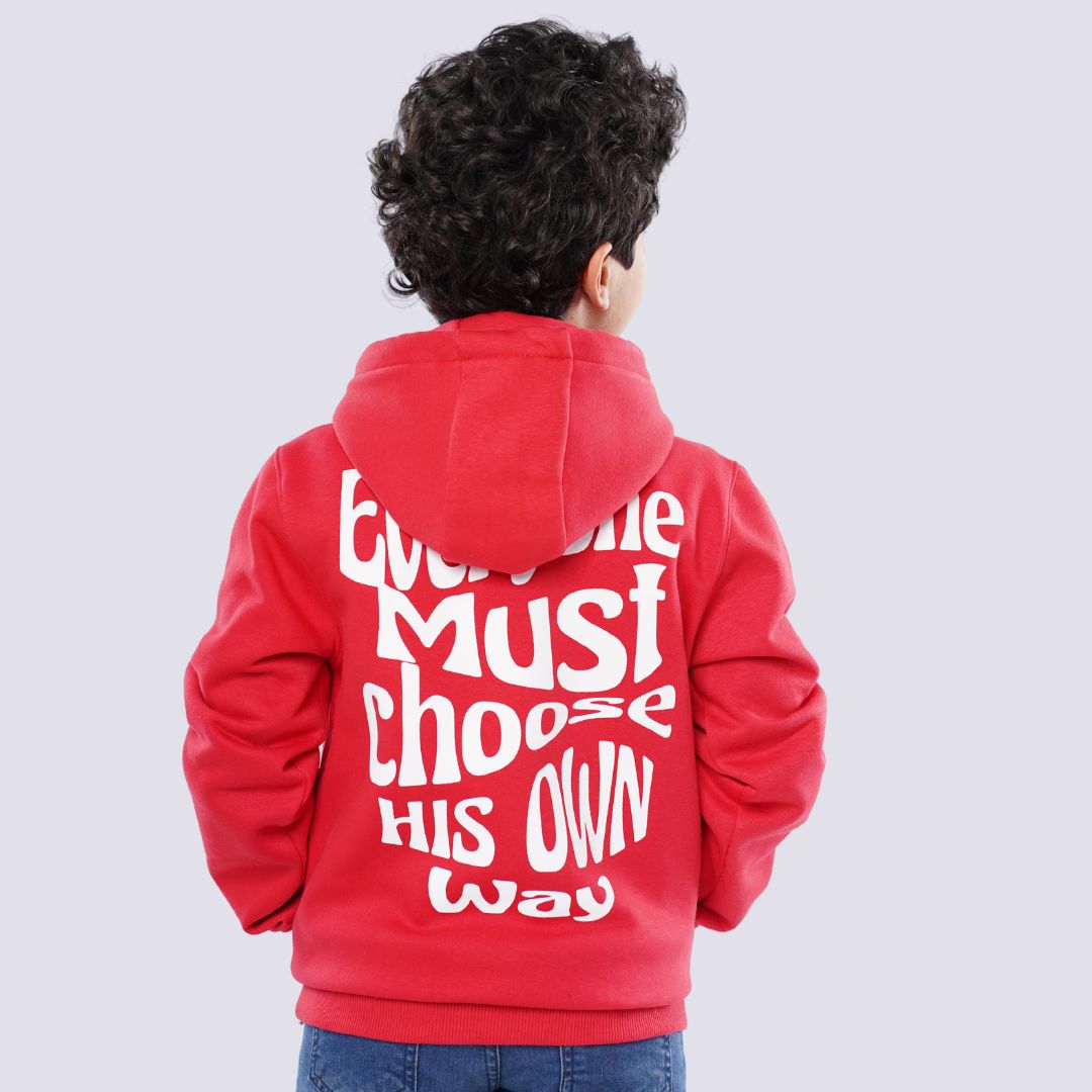 K24TS504 - Kids Oversized Hoodie - سويتشيرت اطفالي