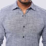 M23SH708-LINEN SHIRT , Long sleeves