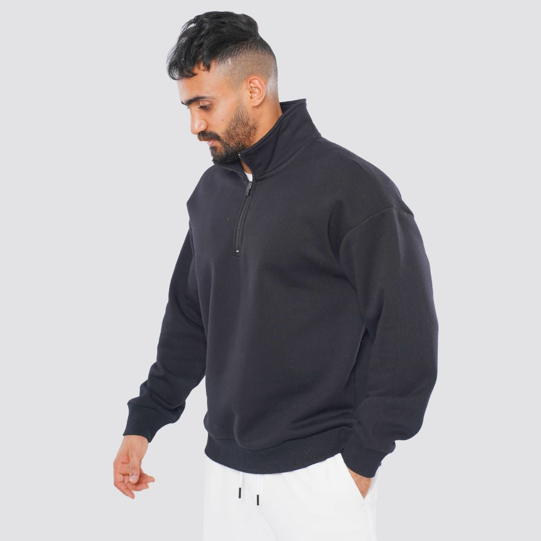 M25TS603-Overseas sweatshirt hoodie and half zipper