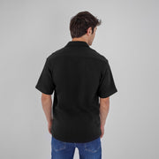 M24SN150 -Casual short sleeve cotton Shirt, Camp collar and Relaxed fit