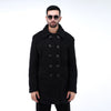 M24GT004-Black & Gray Fur Coat