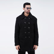 M24GT004-Black & Gray Fur Coat