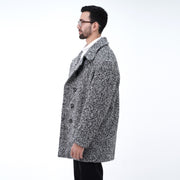 M24GT004-Black & Gray Fur Coat