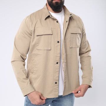 M24GA010-men's jacket made of Gabardine Materia
