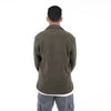 M24GA014- men's jacket made of fur material with black buttons