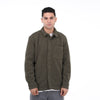 M24GA014- men's jacket made of fur material with black buttons