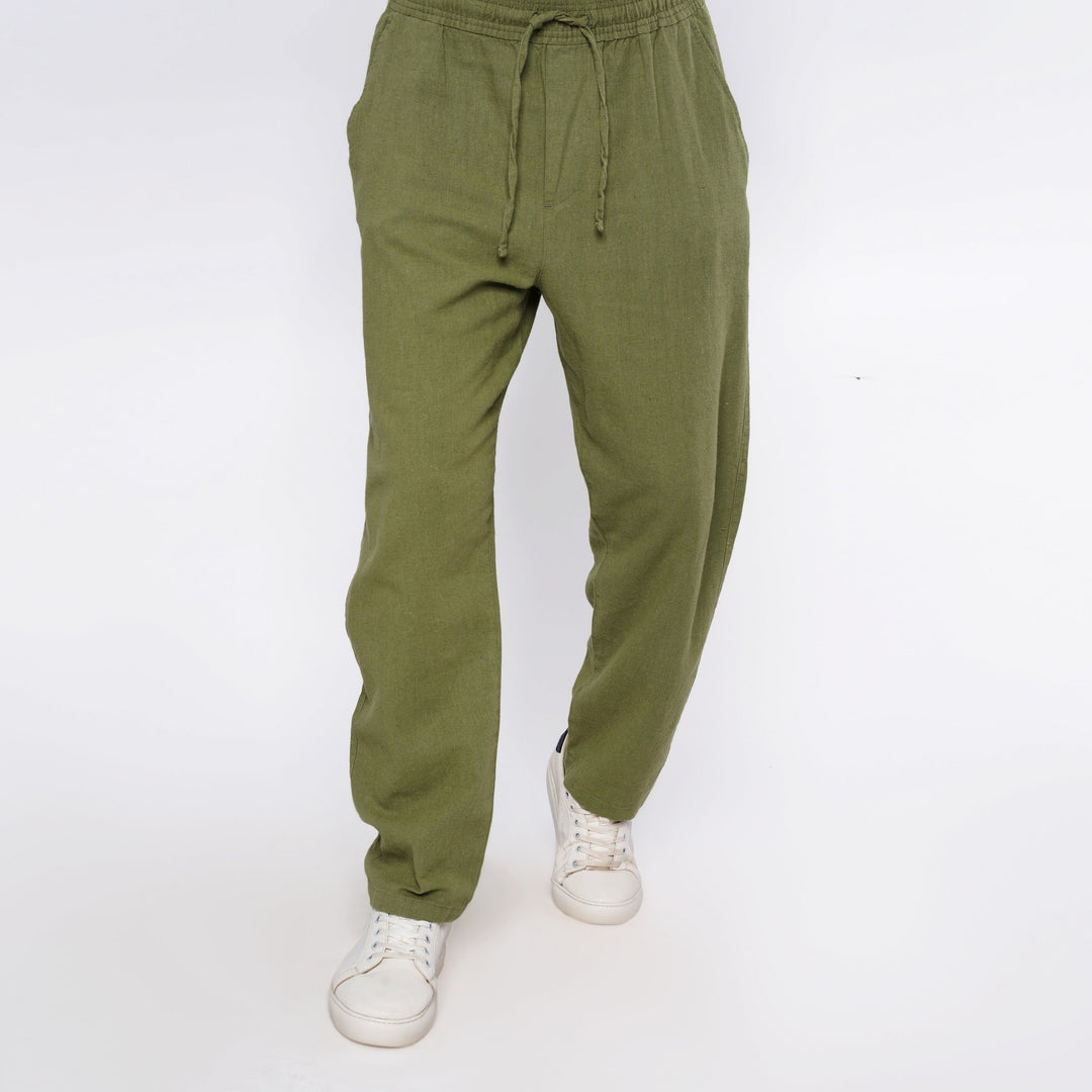 M24NT907- Men's linen pants for summer 24 – NEW BORN