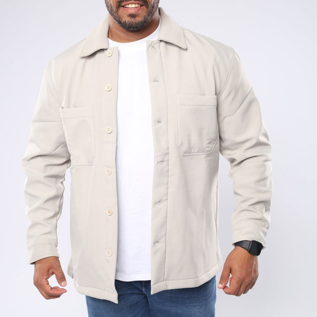 M24OSH050-Regular Fit Long Sleeve Shirt Jacket