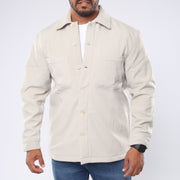 M24OSH050-Regular Fit Long Sleeve Shirt Jacket