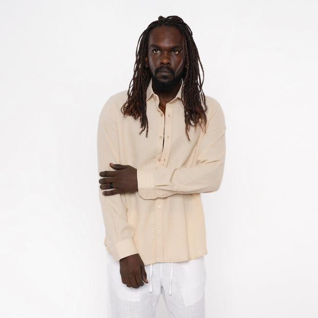 M24SH309 - Linen shirt summer 24