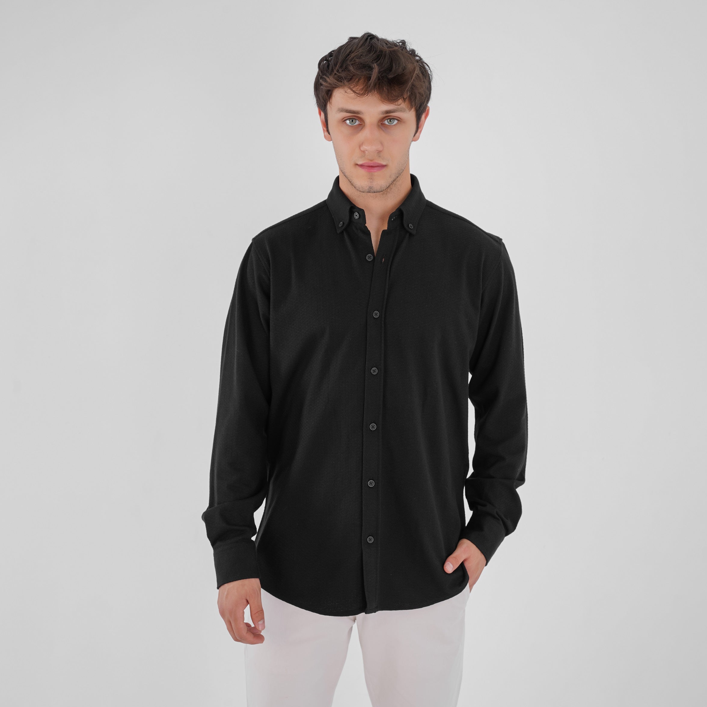 M24SH436-Long Sleeves Casual Shirt