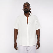 M24SN102 -Casual short sleeve cotton Shirt, Linen shirt summer 24