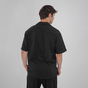 M24SN149 -Casual short sleeve cotton Shirt, Camp collar and Relaxed fit