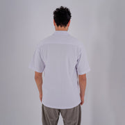 M24SN150 -Casual short sleeve cotton Shirt, Camp collar and Relaxed fit