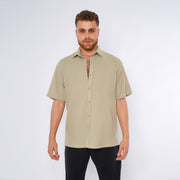 M24SN154 -Casual short sleeve cotton Shirt,