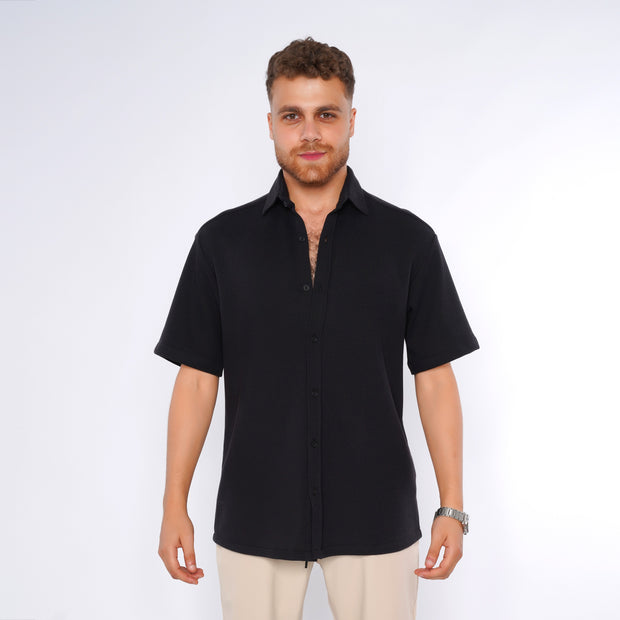 M24SN154 -Casual short sleeve cotton Shirt,