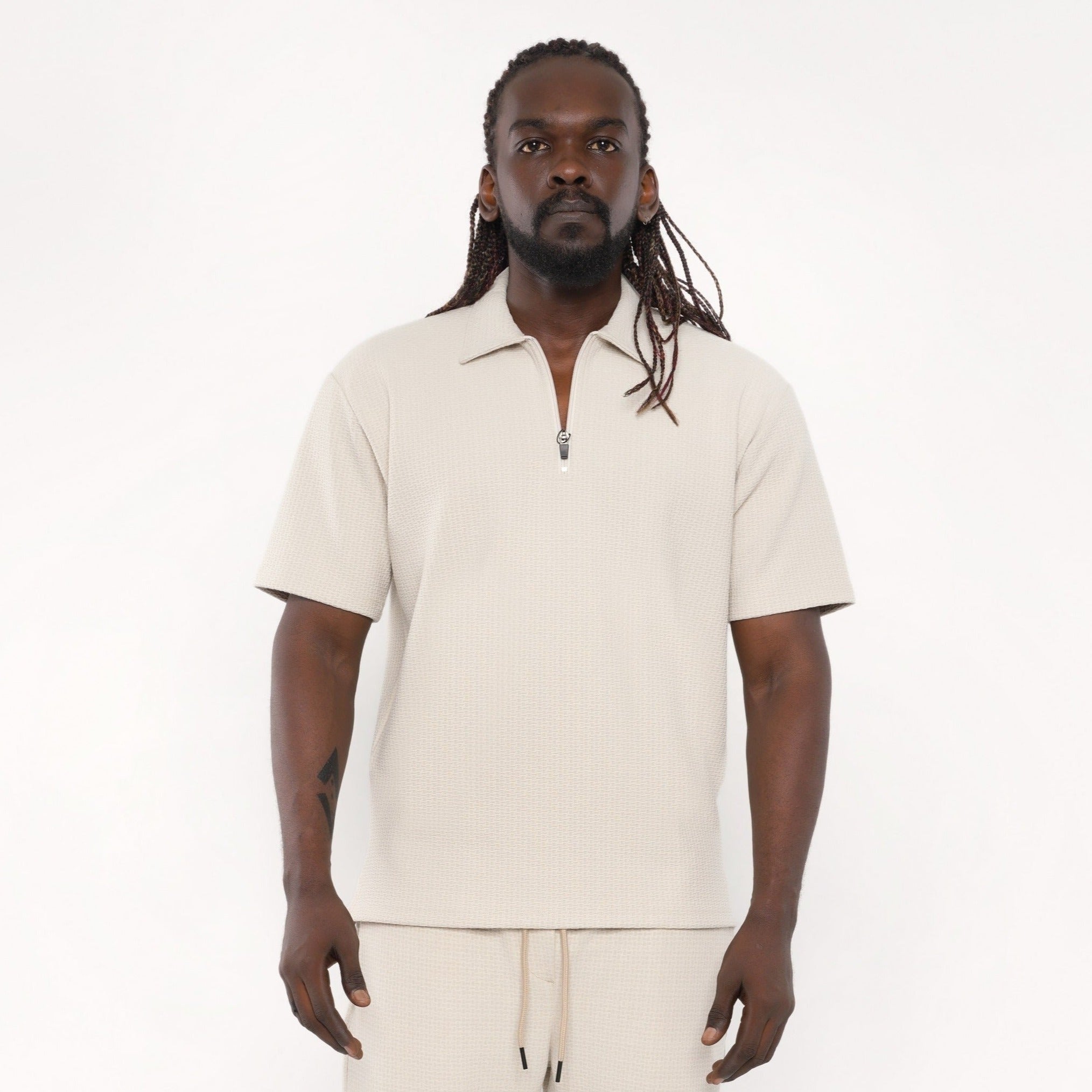 M24TH802-Men's Summer Cotton Polo Short Sleeve T Shirt