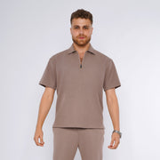 M24TH802-Men's Summer Cotton Polo Short Sleeve T Shirt