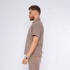 M24TH802-تيشيرت بولو جاكار نص سوستة أوفرسايز