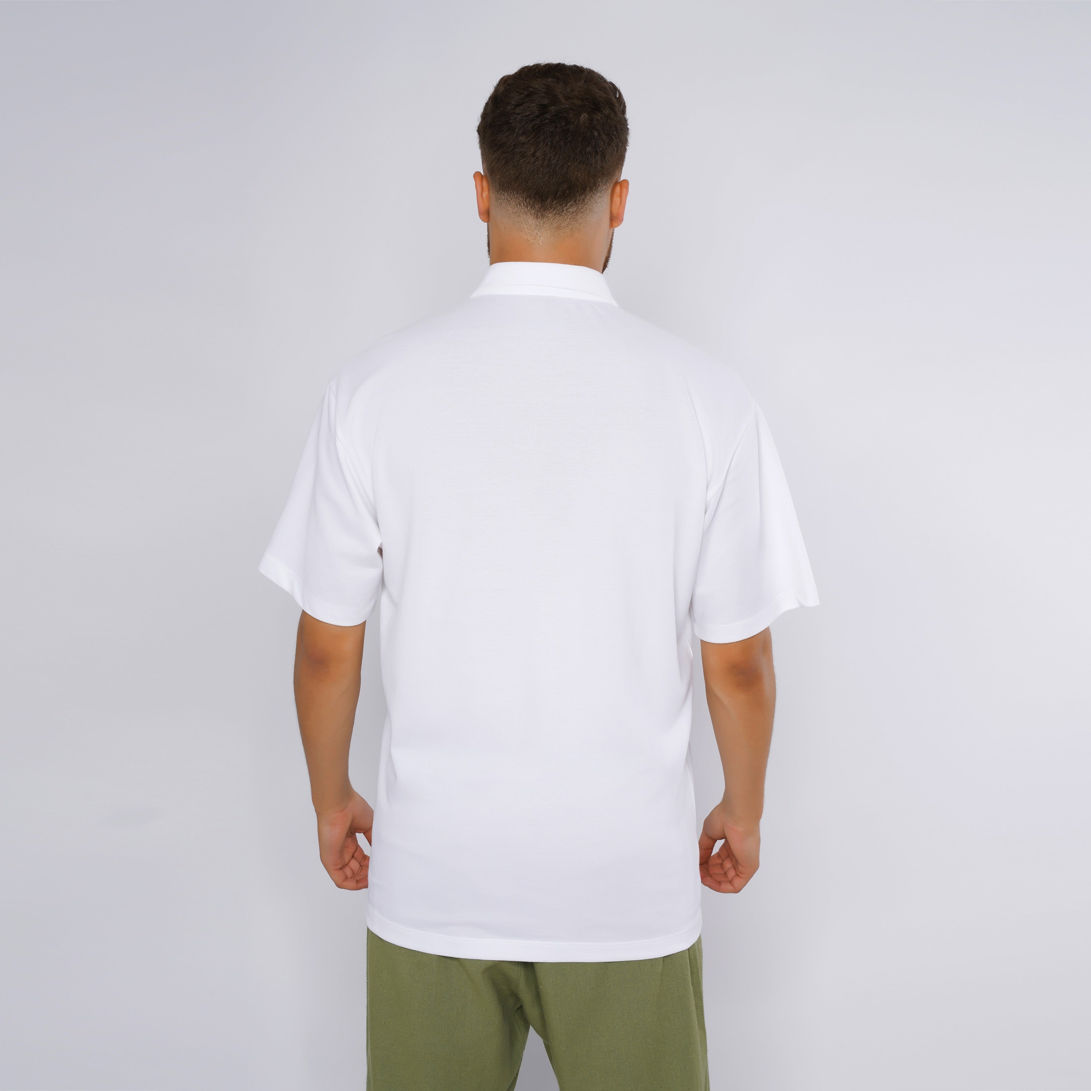 M24TH804-Men's Summer Cotton Polo Short Sleeve T Shirt