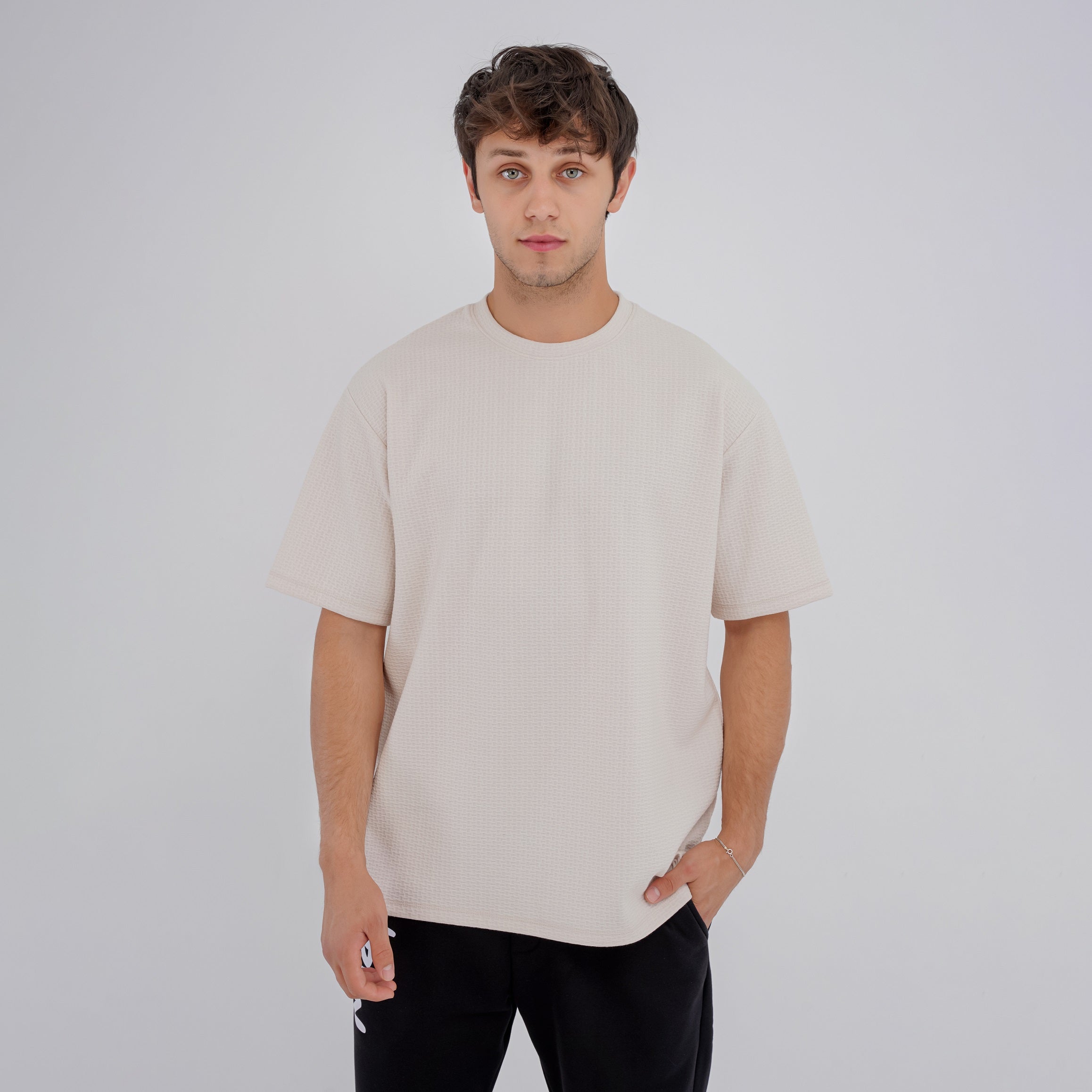 M24TH814 - Oversized Round neck, T-shirt