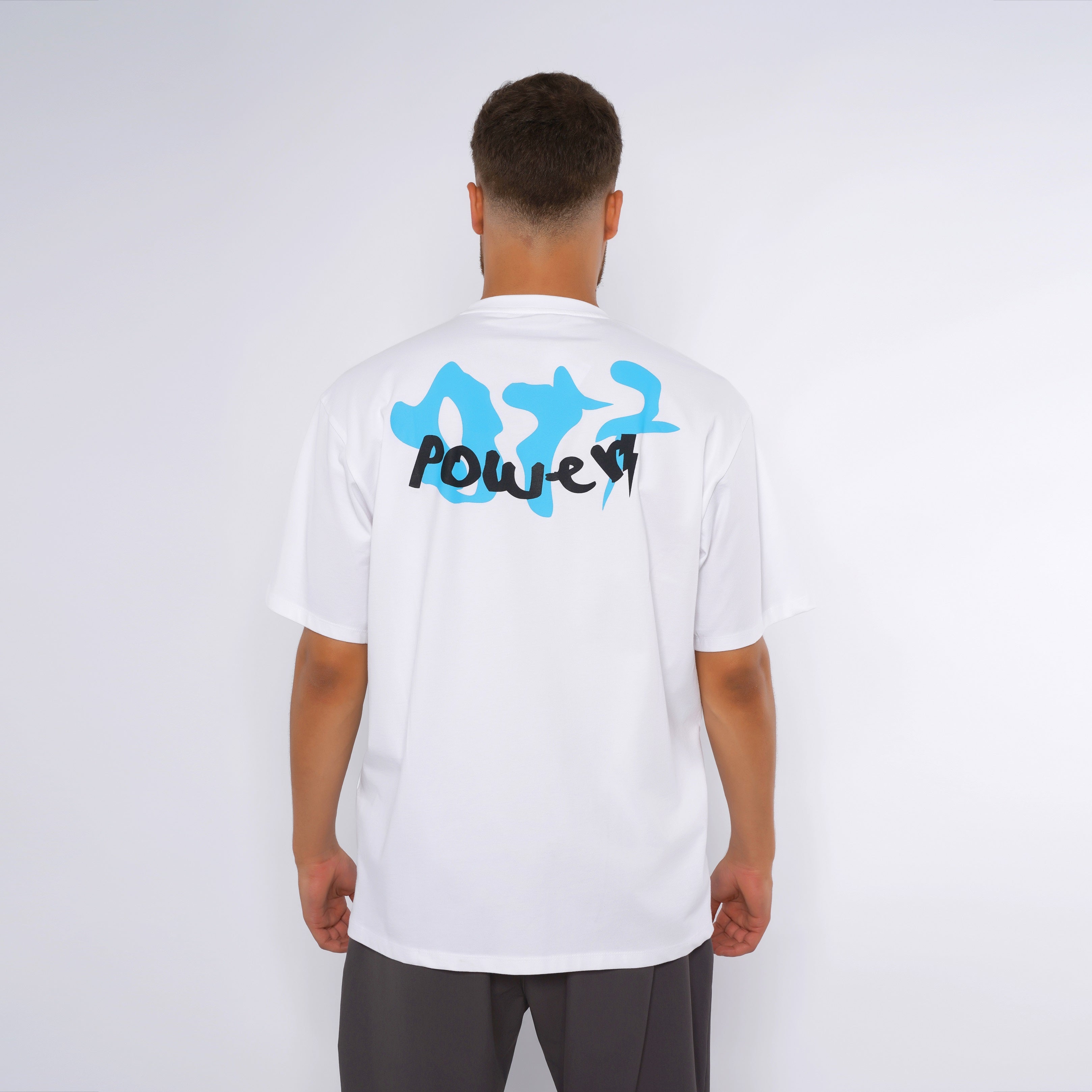 M24TH822 - Oversized Round neck, Printed T-shirt