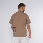 M24TH848 - Oversized Round neck, Printed T-shirt