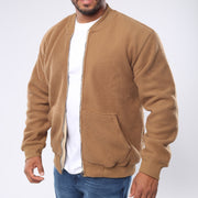 M24TS627- Men's fur sweatshirt with zipper