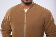 M24TS627- Men's fur sweatshirt with zipper