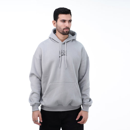 M24TS640-سويت شيرت رجالي كبير الحجم بغطاء رأس وطبعة 