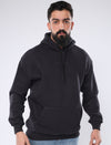 M24TS646-Oversized Men's Sweatshirt with Hood and Print