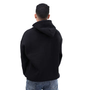 M24TS648-Oversized Men's Sweatshirt with Hood and Print