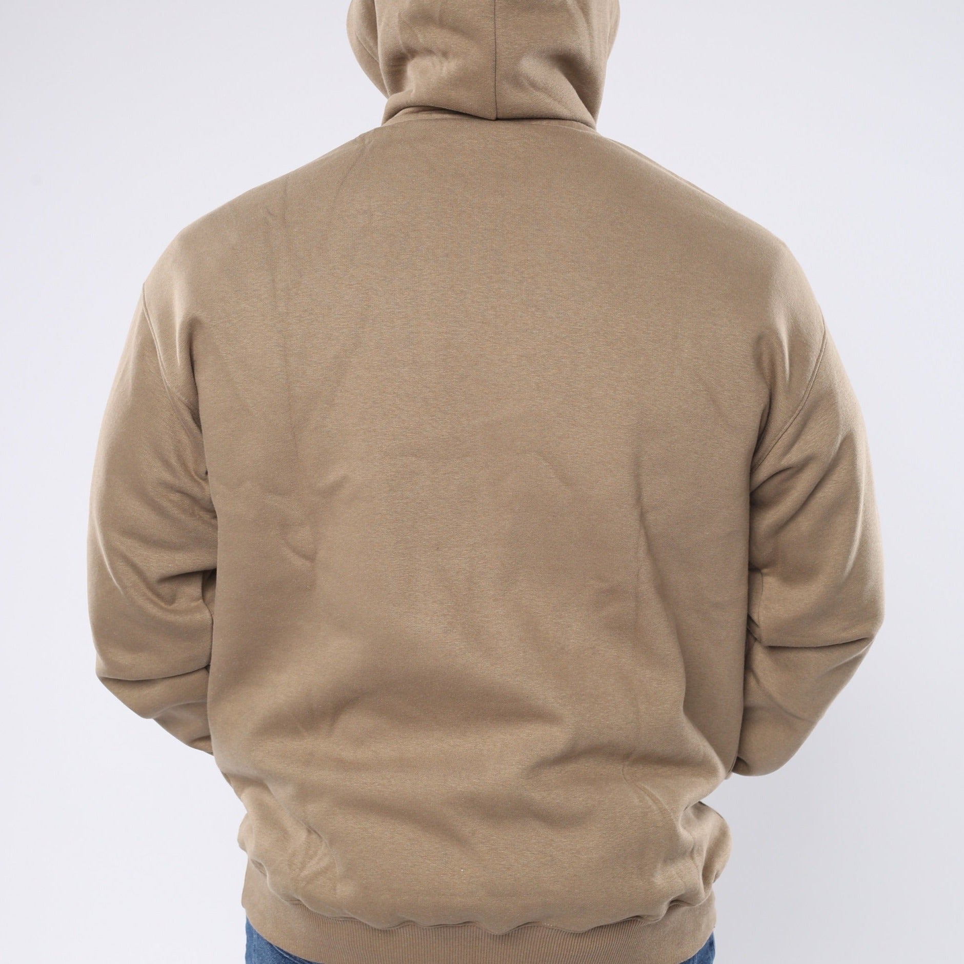 M24TS656-Oversized Men's Sweatshirt with Hood and Print