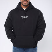 M24TS658-Oversized Men's Sweatshirt with Hood and Print