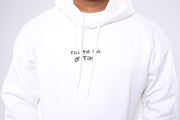 M24TS658-Oversized Men's Sweatshirt with Hood and Print