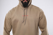 M24TS660-Oversized Men's Sweatshirt with Hood and Print