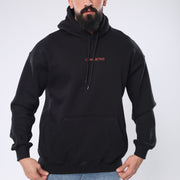 M24TS660-Oversized Men's Sweatshirt with Hood and Print